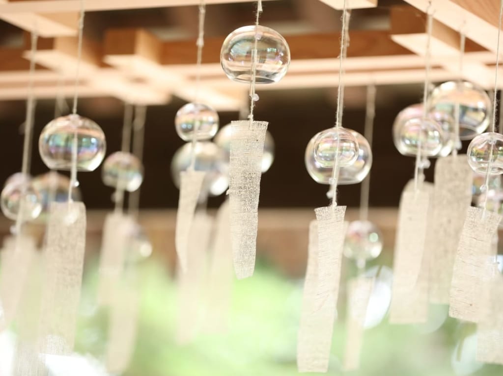 帯廣神社　花手水　夏詣　2022
