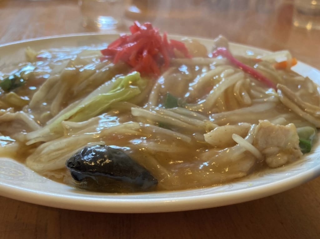 帯広市　ランチ　お昼　帯広駅　ラーメン・中華 あじ福 東店　帯広名物　元祖　中華チラシ あんかけ焼きそば